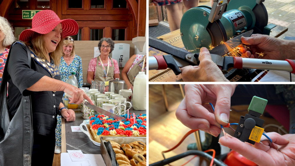 Kenilworth Repair Café was first launched in August 2021 (image via Cllr David Bailey)