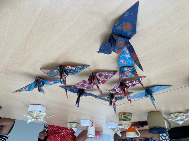 Oragami by Honiton Carers (Winnie Cameron)