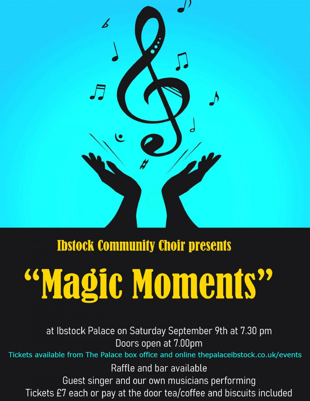 Ibstock Community Choir at at The Palace Community Centre, Ibstock, near Coalville