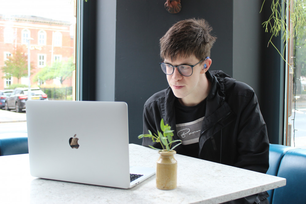 Macclesfield: Young tech wizard Myles Vernon has started his own business. (Image - Macclesfield Nub News)