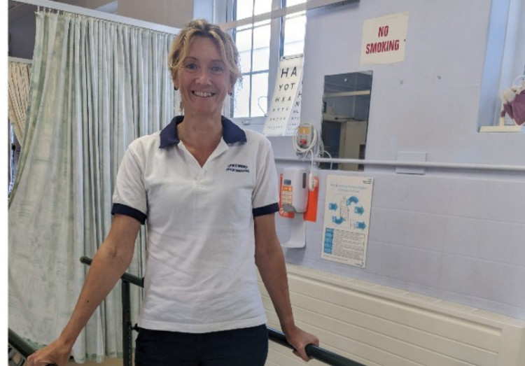 Rebecca Henderson will be walking the entirety of Cornwall to help her patients at Falmouth Hospital. (Image: Supplied) 