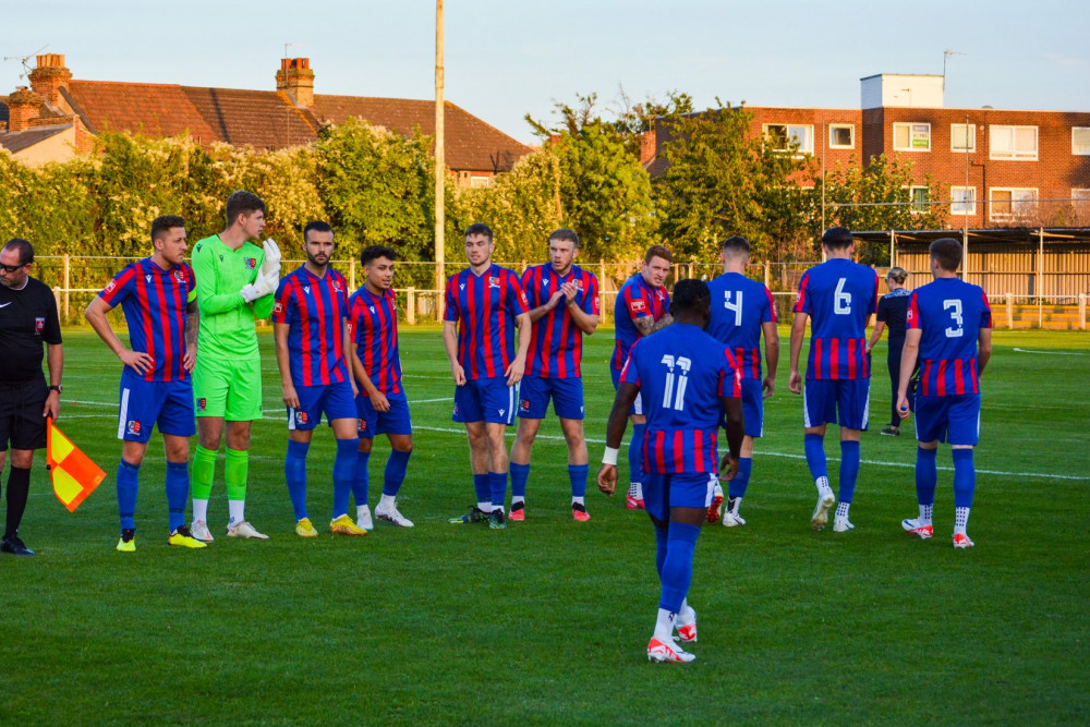 The Jammers came through their FA Cup replay against West Essex on Tuesday night, despite stoppages and injuries. (Credit: Roy Warner)