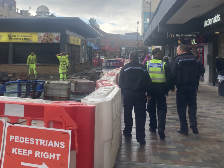 An increased police presence could be seen in the town centre of late, as part of 'Operation Riminni' - a bid to tackle anti-social behaviour (Image - Alasdair Perry) 