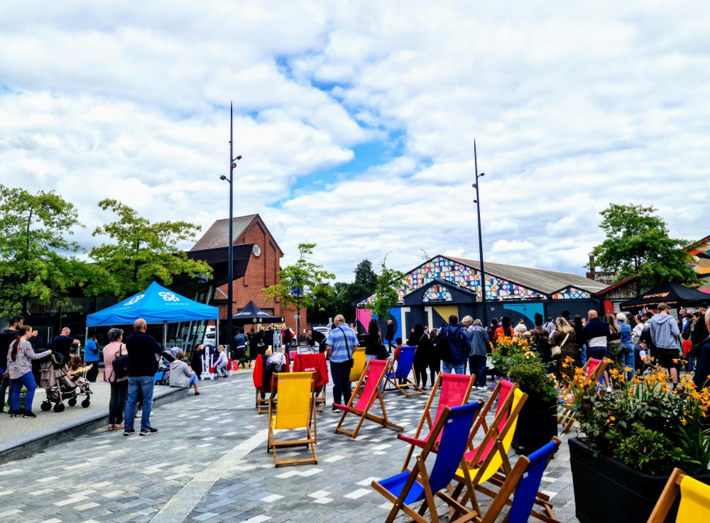 'Our Crewe; Let's Celebrate' took place in the newly-developed Lyceum Square performance and events space on Monday 28 August (Ryan Parker).