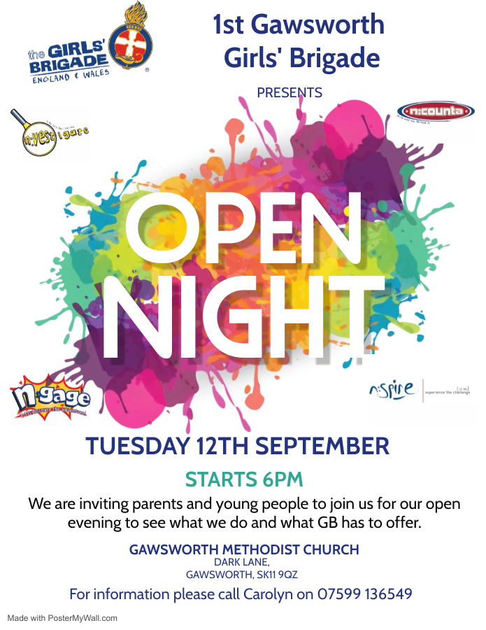 Open Evening Poster