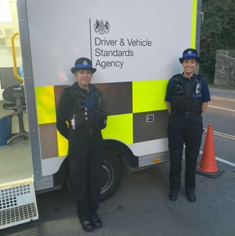 Police and the DVSA were in Cheddar Gorge at the weekend