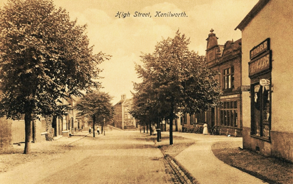 A Victorian-era photo of High Street, Kenilworth (image supplied)