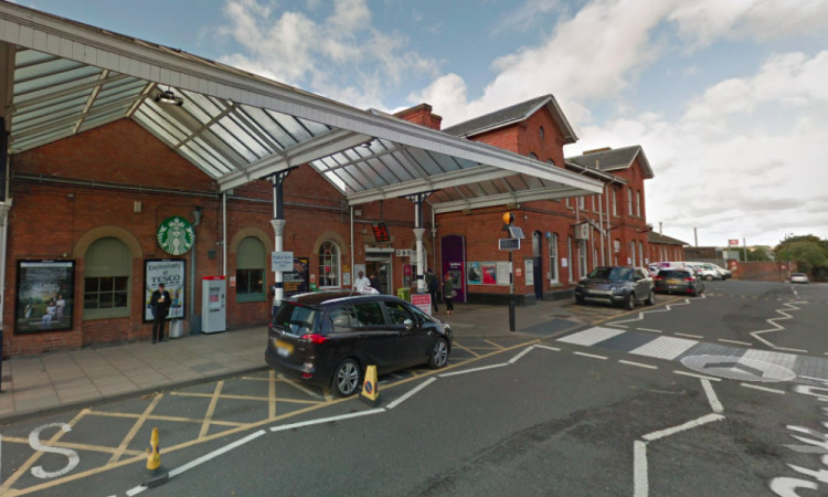 Grantham Station, Station Road, Lincs. Image credit: Google Maps.