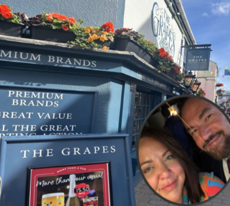 The new landlords reopened the pub in July. (Image: Nub News/ Grapes Inn)