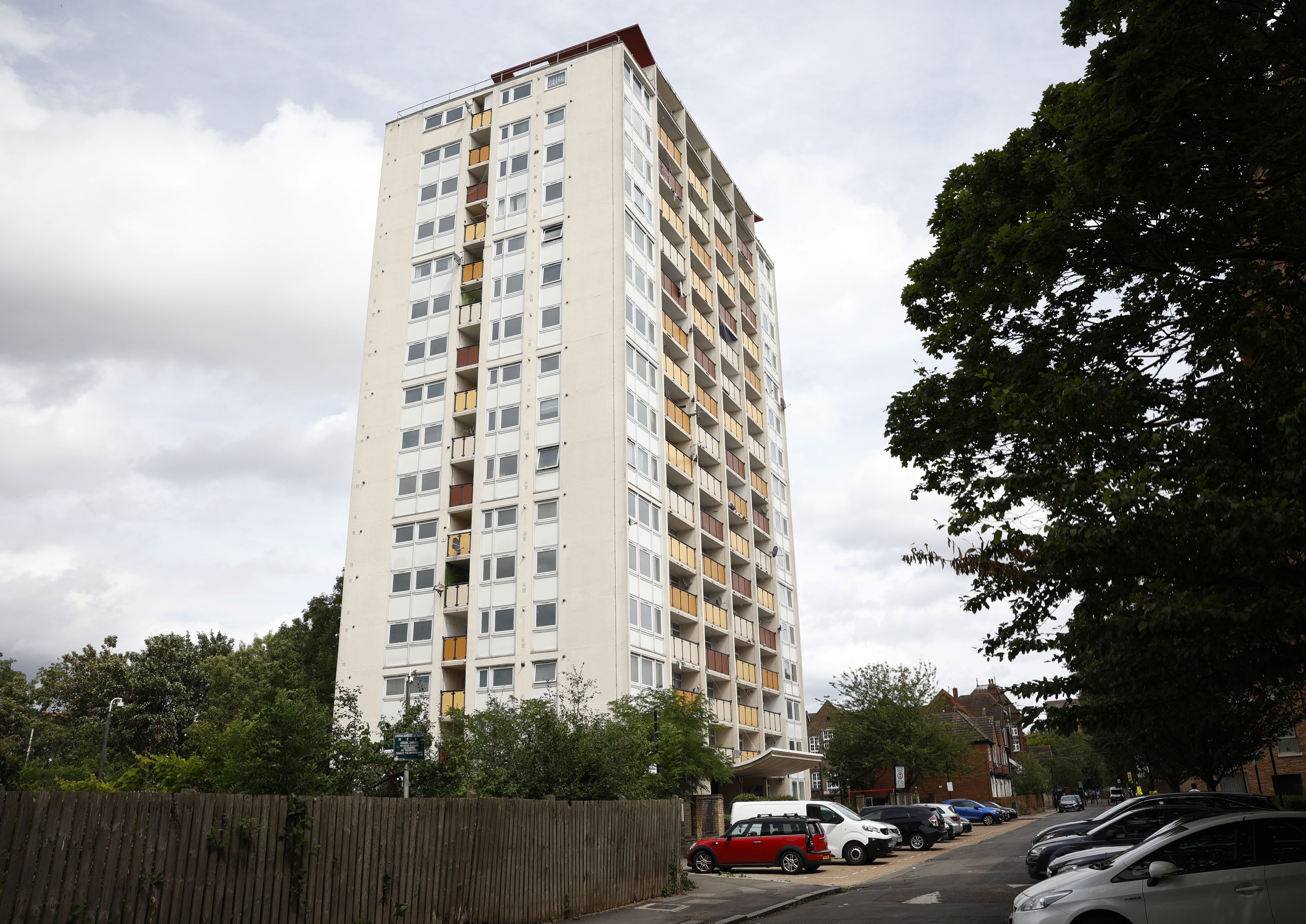 Ms Kovacs' previous home was in Jerome Tower which is due for demolition (image via Facundo Arrizabalaga/MyLondon). 