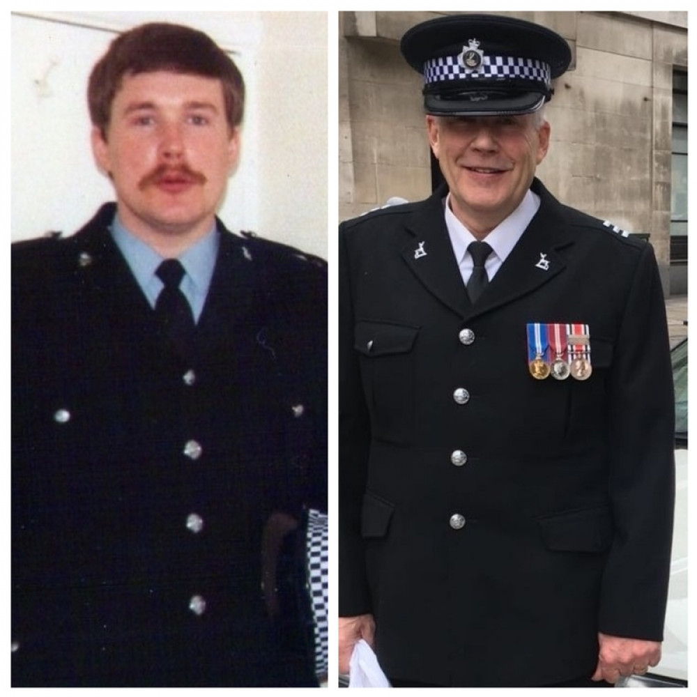 Then and Now. Special Chief Inspector Ron McMurdie celebrates 45 years’ service 