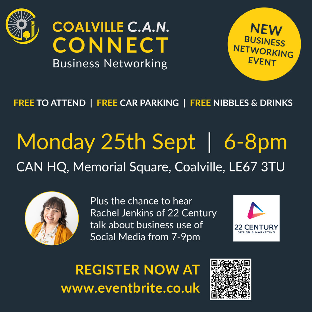 Coalville C.A.N. Connect - Business Networking at CAN HQ, Memorial Square, Coalville