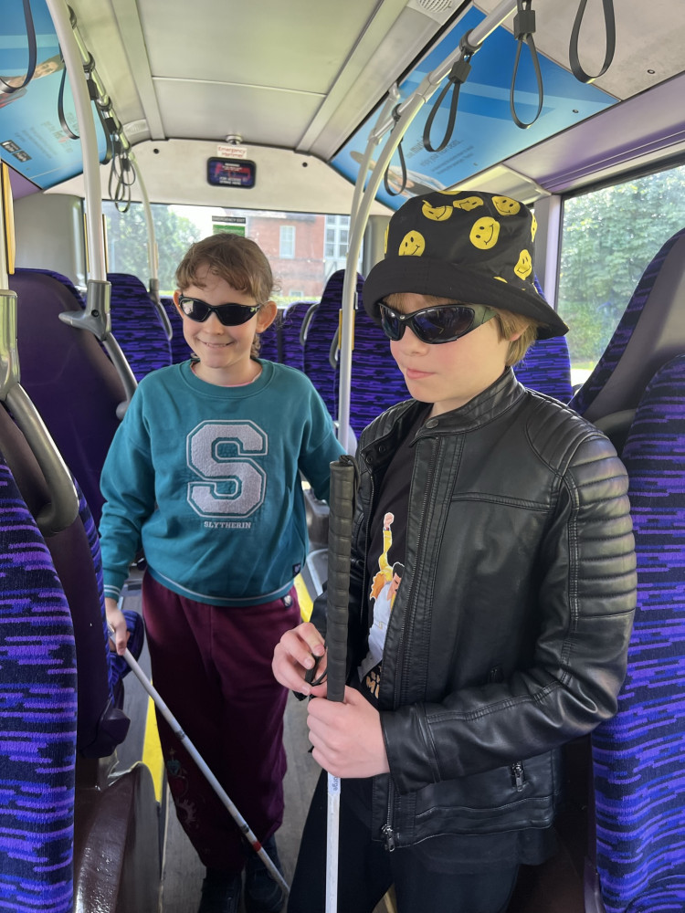 First Bus is hosting a 'Meet The Bus' event in September following its successful bus familiarisation day recently at New College Worcester, which specialises in students who are blind or vision impaired.