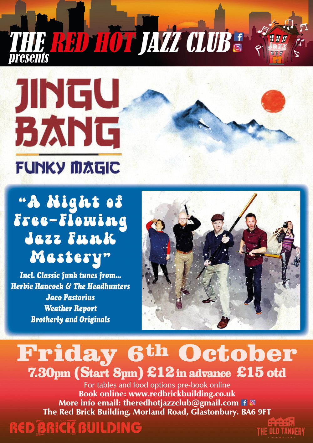 The Red Hot Jazz Club Presents: Jingu Bang Funky Magic The Red Hot Jazz Club Presents: Jingu Bang Funky Magic
