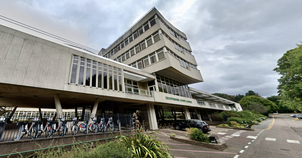 County Hall in Glenfield. Photo: Instantstreetview.com