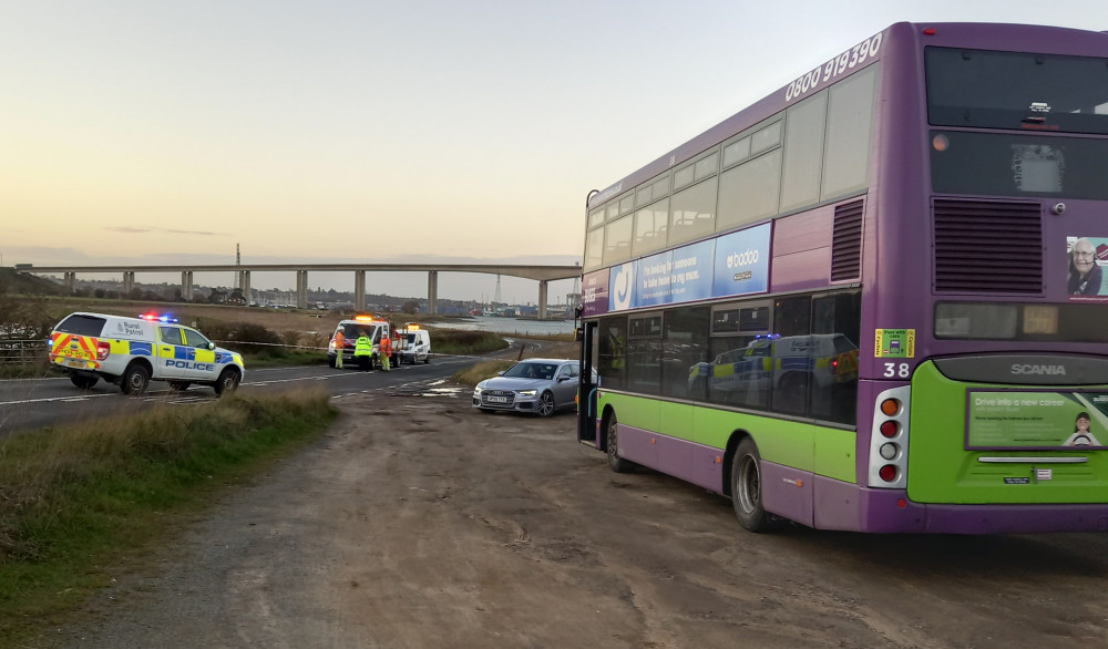 Strand blocked (Picture: Nub News)