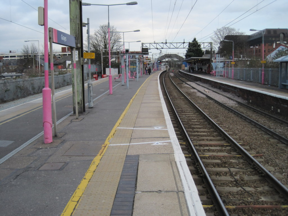 Grays rail station.