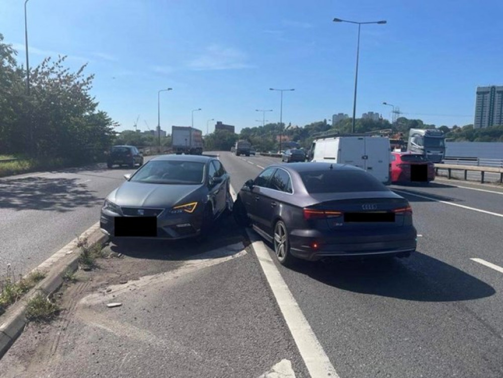 The vehicle drove the wrong way down the M60 - police say there could have been fatal consequences (Image - GMP)