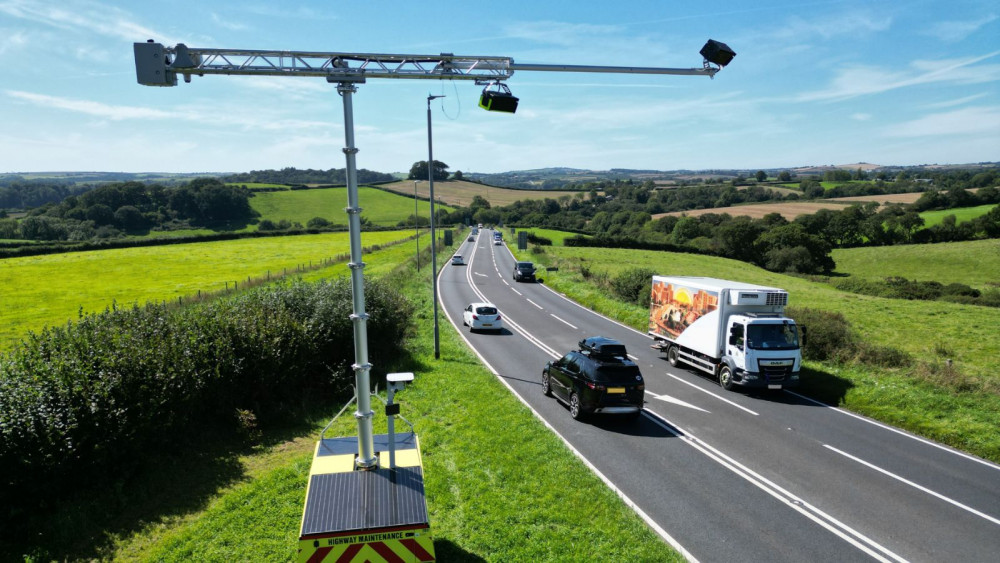 The new free-standing system can be deployed at various locations across Devon and Cornwall (Vision Zero South West)