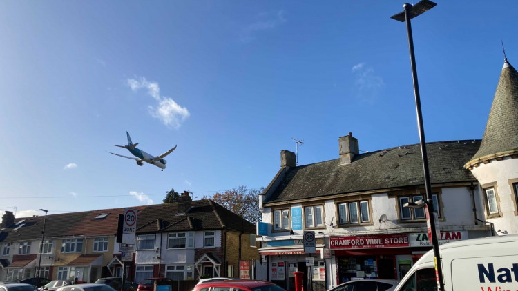 Residents who live in Cranford have spoken out about what it is like to live next door to the Heathrow Airport (image supplied by LDRS).