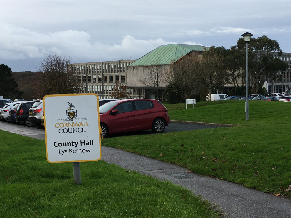 Cornwall Council, County Hall, Truro. (Image: Richard Whitehouse LDRS)