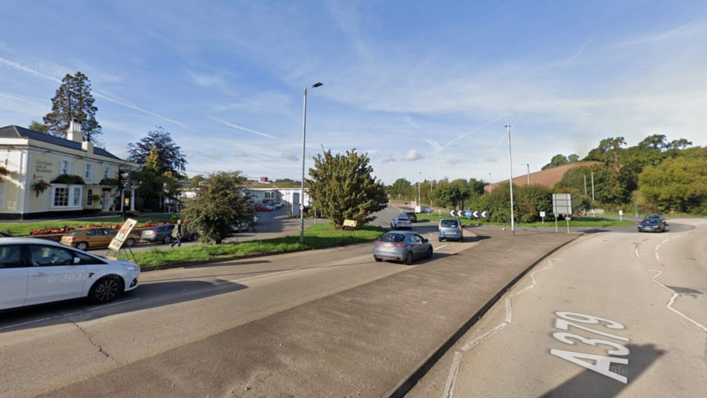 A379 Devon Hotel roundabout (Google)