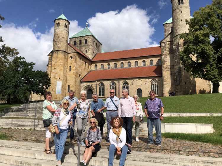 The Honiton Twinning Association with their hosts in Gronau - including Cllr Kolek, sitting at the front, in white.  (Credit: Cllr Kolek)