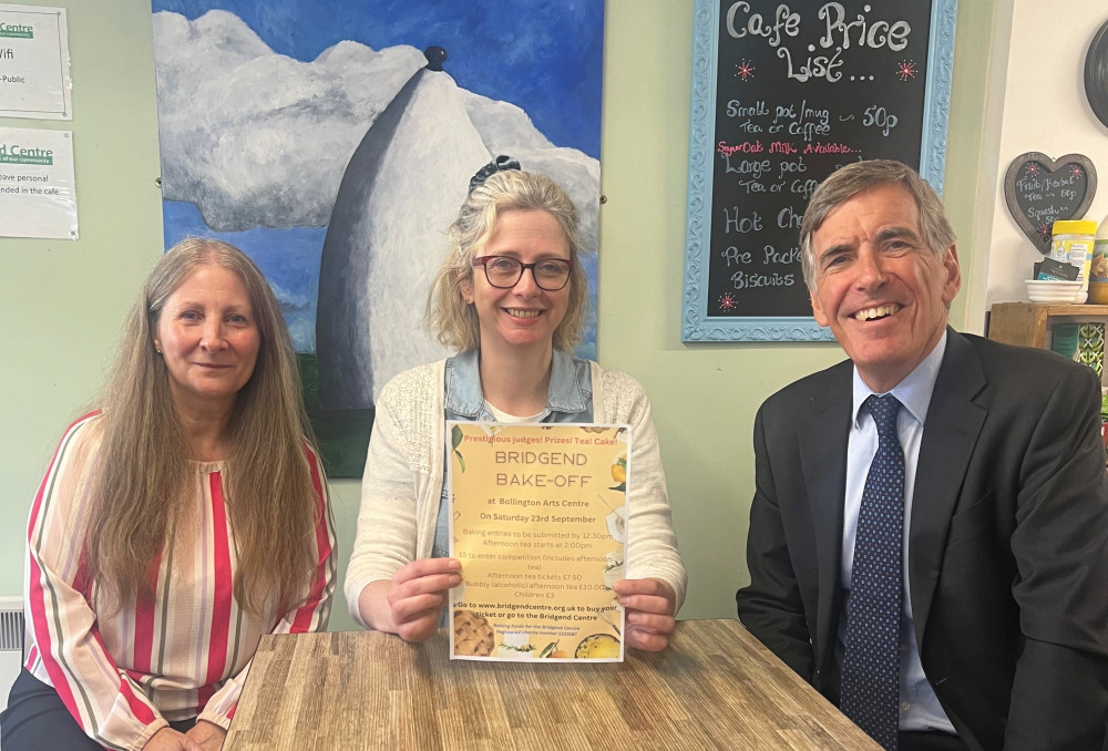 Left to right: Maxine Lomas, David Rutley and Rebecca Lea. (Image - David Rutley MP) 