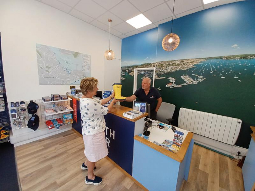 Inside Falmouth RNLI shop (Image: RNLI/Simon Culliford) Inside Falmouth RNLI shop (Image: RNLI/Simon Culliford)
