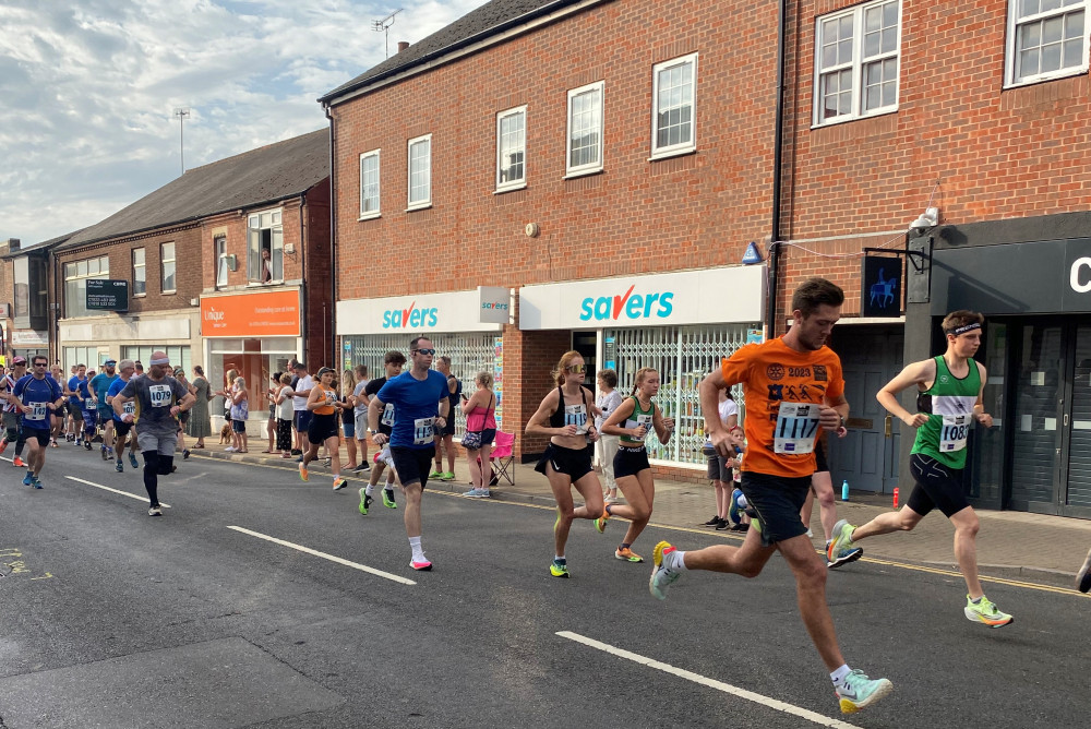 It was a hot day for the return of the Kenilworth Half Marathon 2023 (image by James Smith)