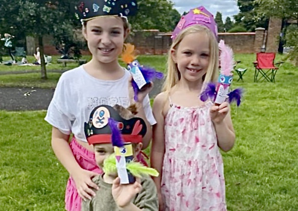 The Princesses and Pirates came along to the Picnic in the Park in Donisthorpe. Photos: Friends of the ODA Memorial Gardens