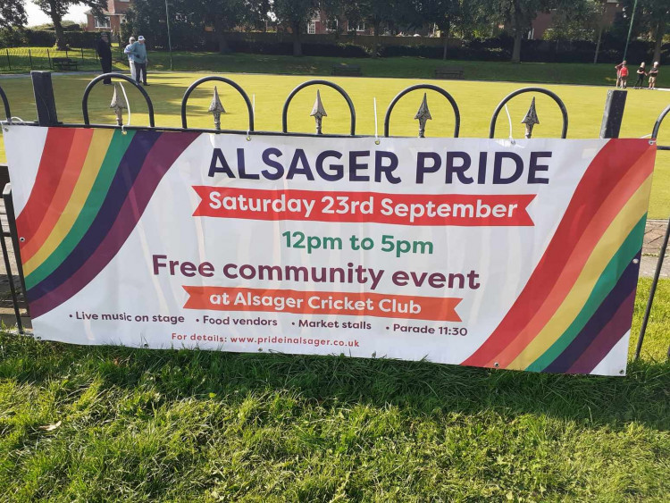 Pride in Alsager takes place on September 23rd. (Photo: Alsager Nub News) 