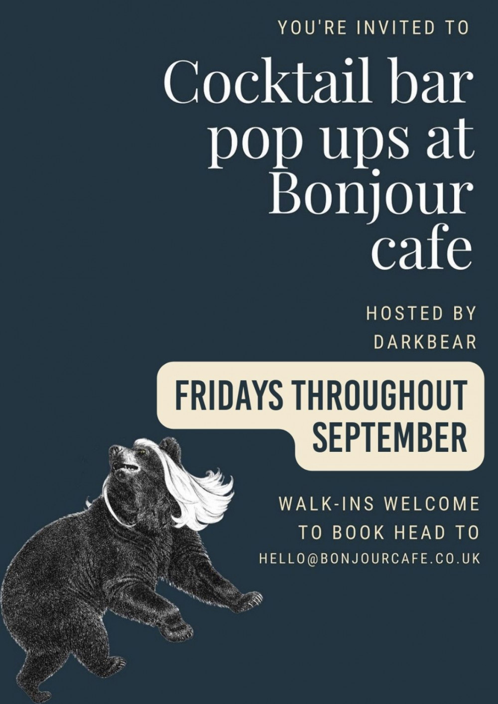 Cocktails at Bonjour Cafe Cocktails at Bonjour Cafe