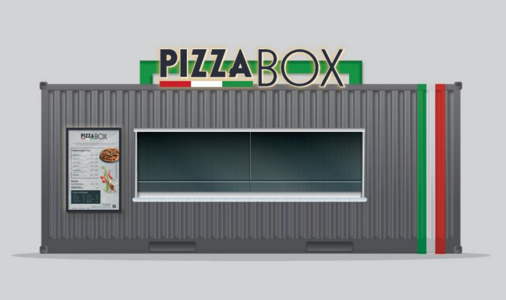 The proposed Pizza Box in West Bay