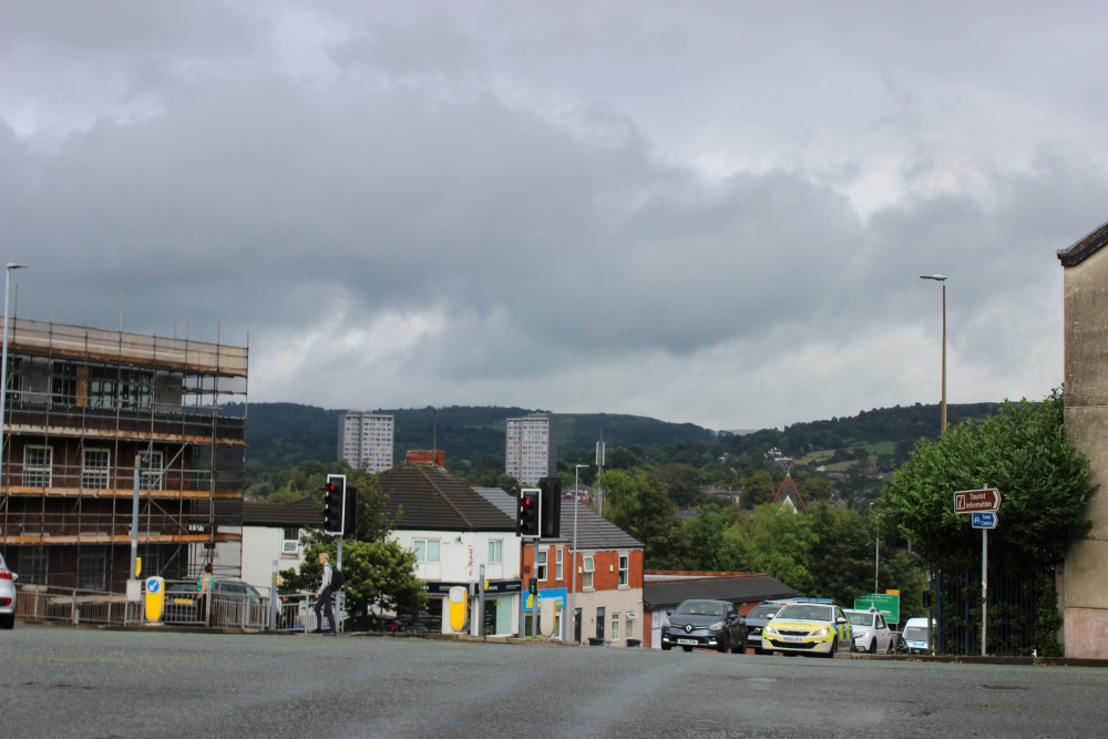 Hibel Road in Macclesfield this week. (Image - Macclesfield Nub News) 