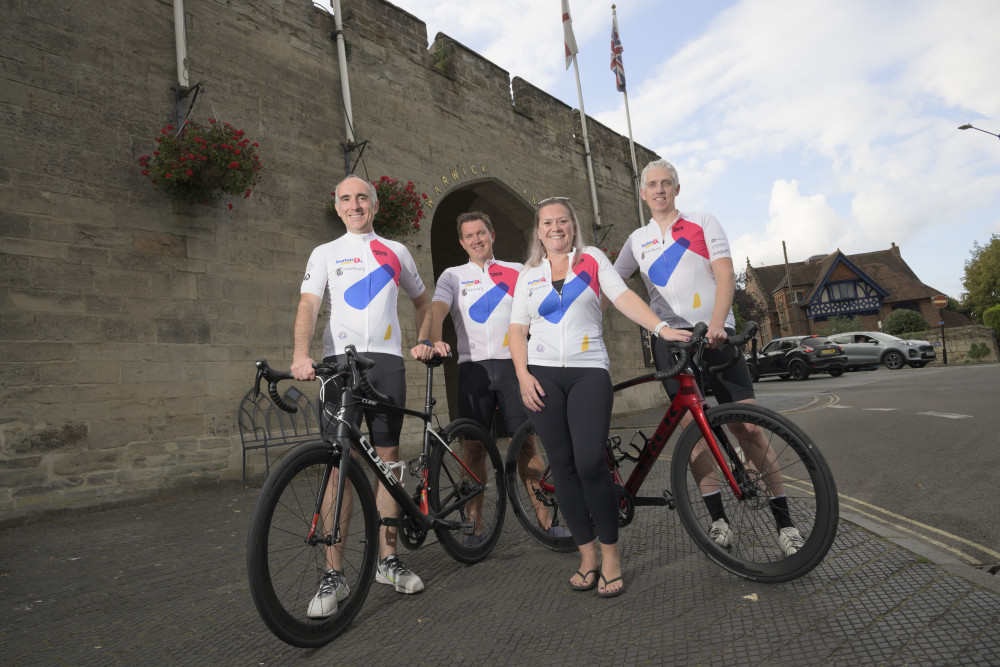 From left - Will Larkin, Tom Clift, Debbie Burton and Richard Brangwin (image via Advent PR)