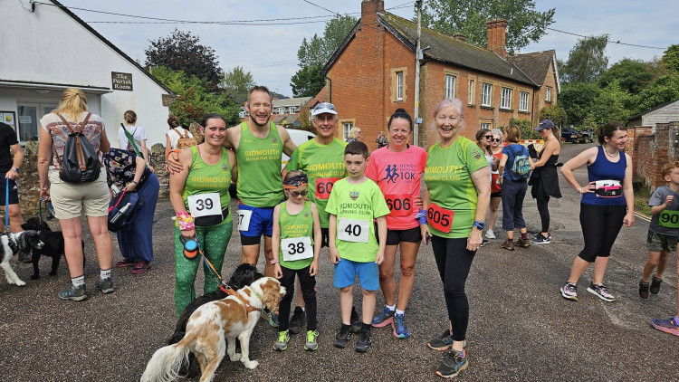 Some of the Mighty Greens at Sidbury Fun Run