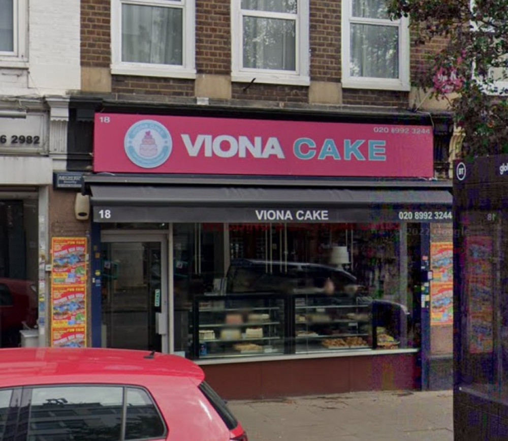 Viona Cake Patisserie, on Station Parade in Ealing Common, has received a zero rating (image via google.maps)