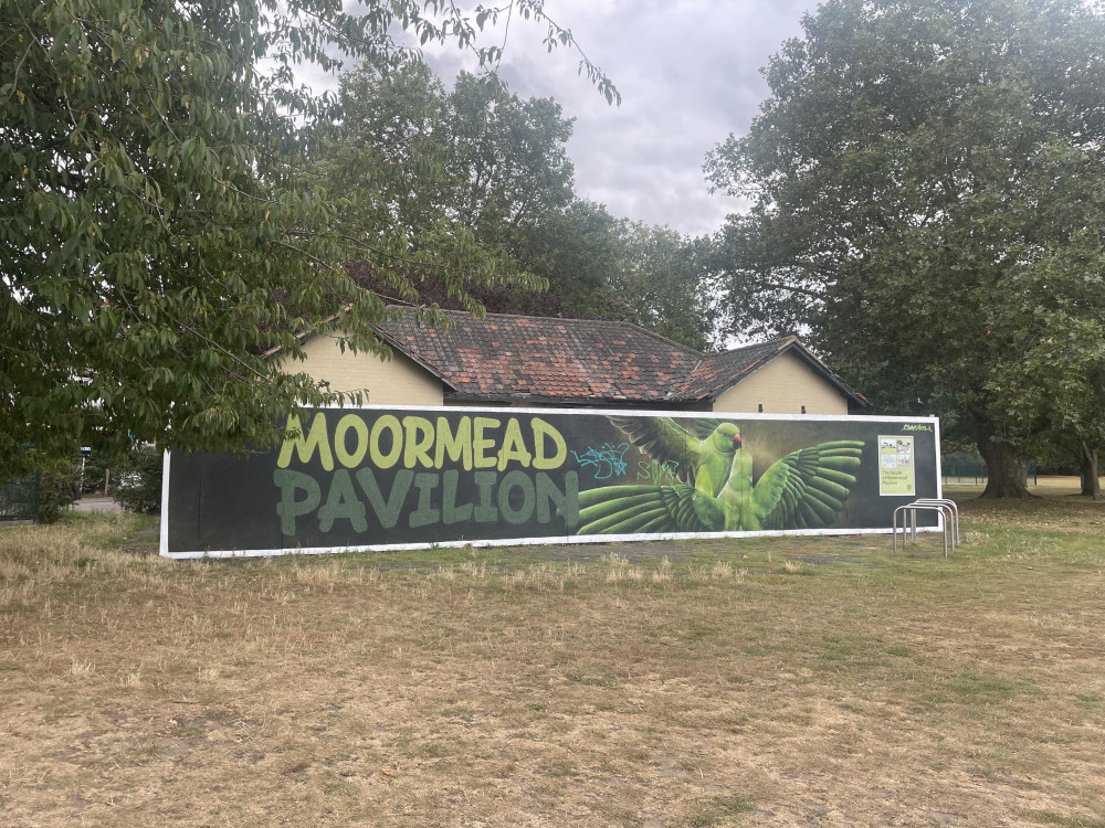 Moormead Pavilion Mural. (Photo Credit: Heather Nicholls).