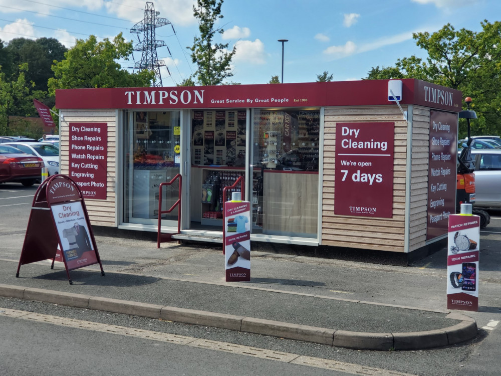 Timpson's pod at Tesco on Emscote Road is now open (image via Geoff Ousbey)