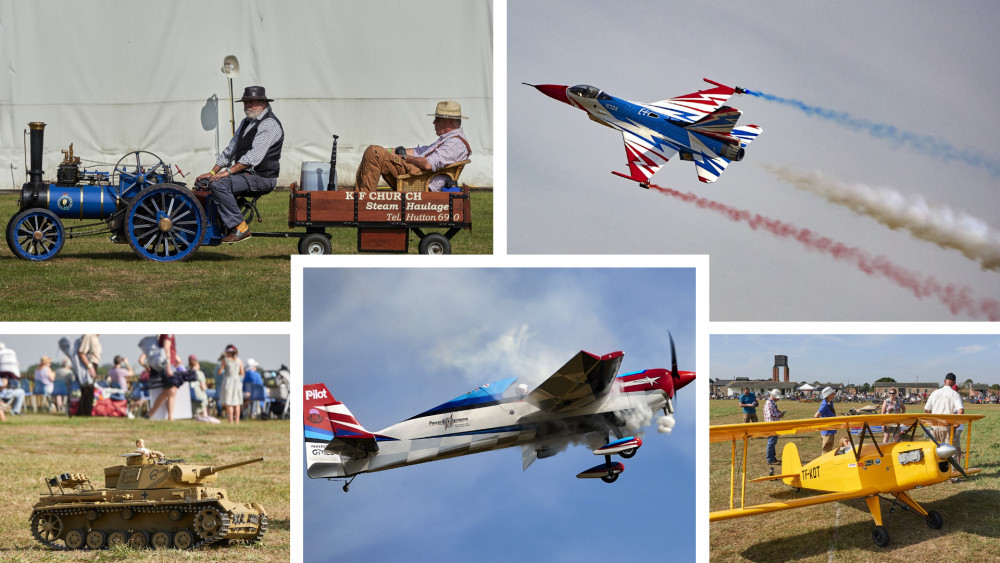 Stow Maries played host to a wide variety of model aircraft, boats, and even a tank, last weekend. (Credit: John Guiver)