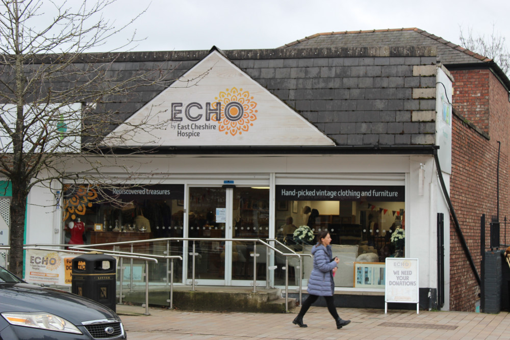 An East Cheshire Hospice charity shop, in Poynton. (Image - Macclesfield Nub News) 