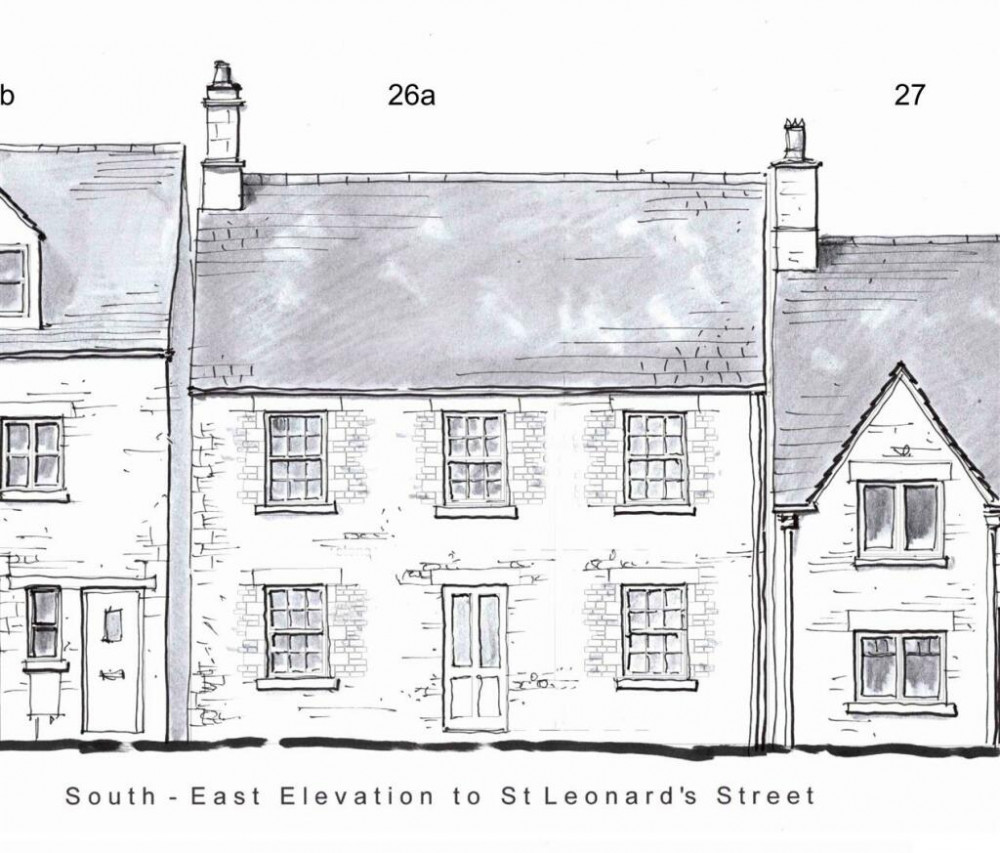 This plot is available in St Leonards Street, Stamford. Image credit: Richardson. 