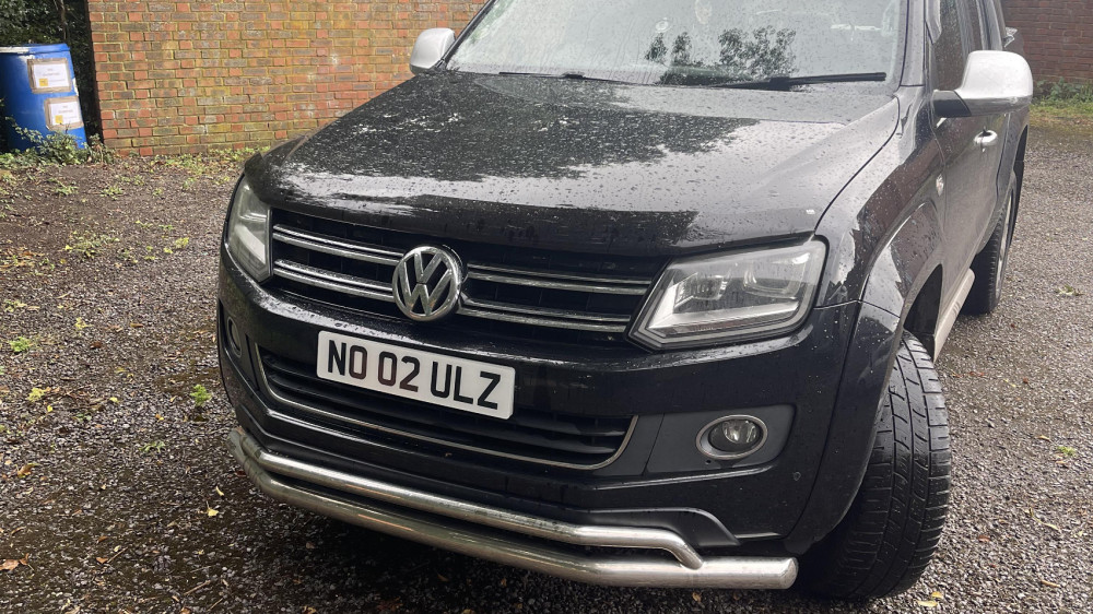 A disgruntled driver has spent £500 on an illegal number plate. (Photo: SWNS)