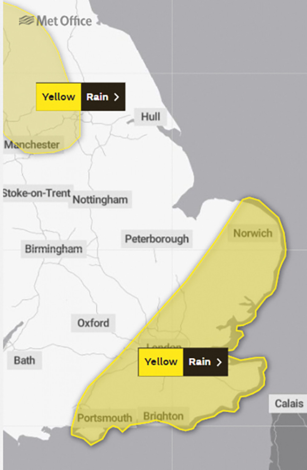 The Met Office's warning