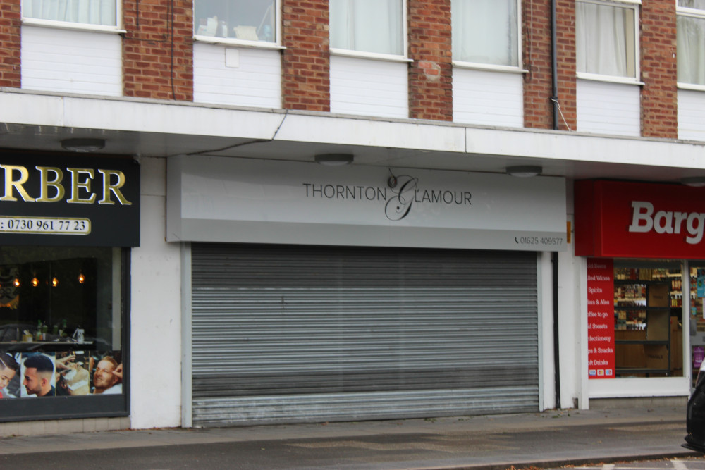 The vacant premises in south west Macclesfield. (Image - Macclesfield Nub News) 