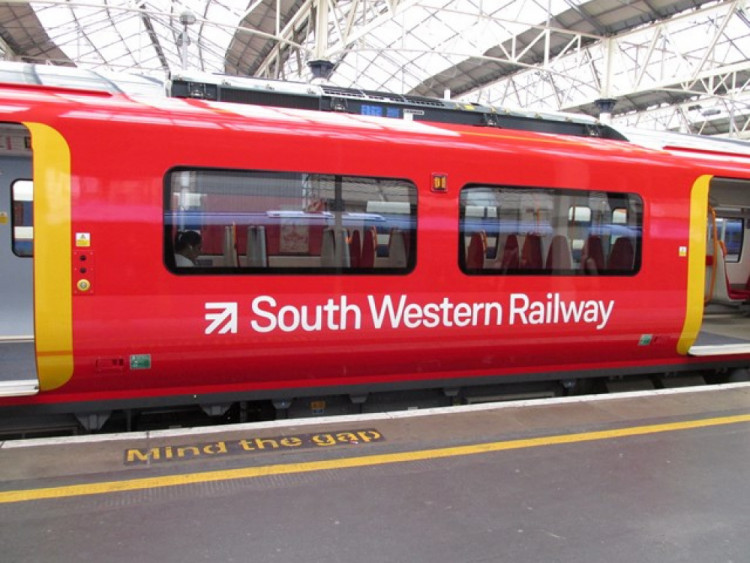 Commuter trains were disrupted this morning due to a swan on the tracks. (Photo: SWNS)