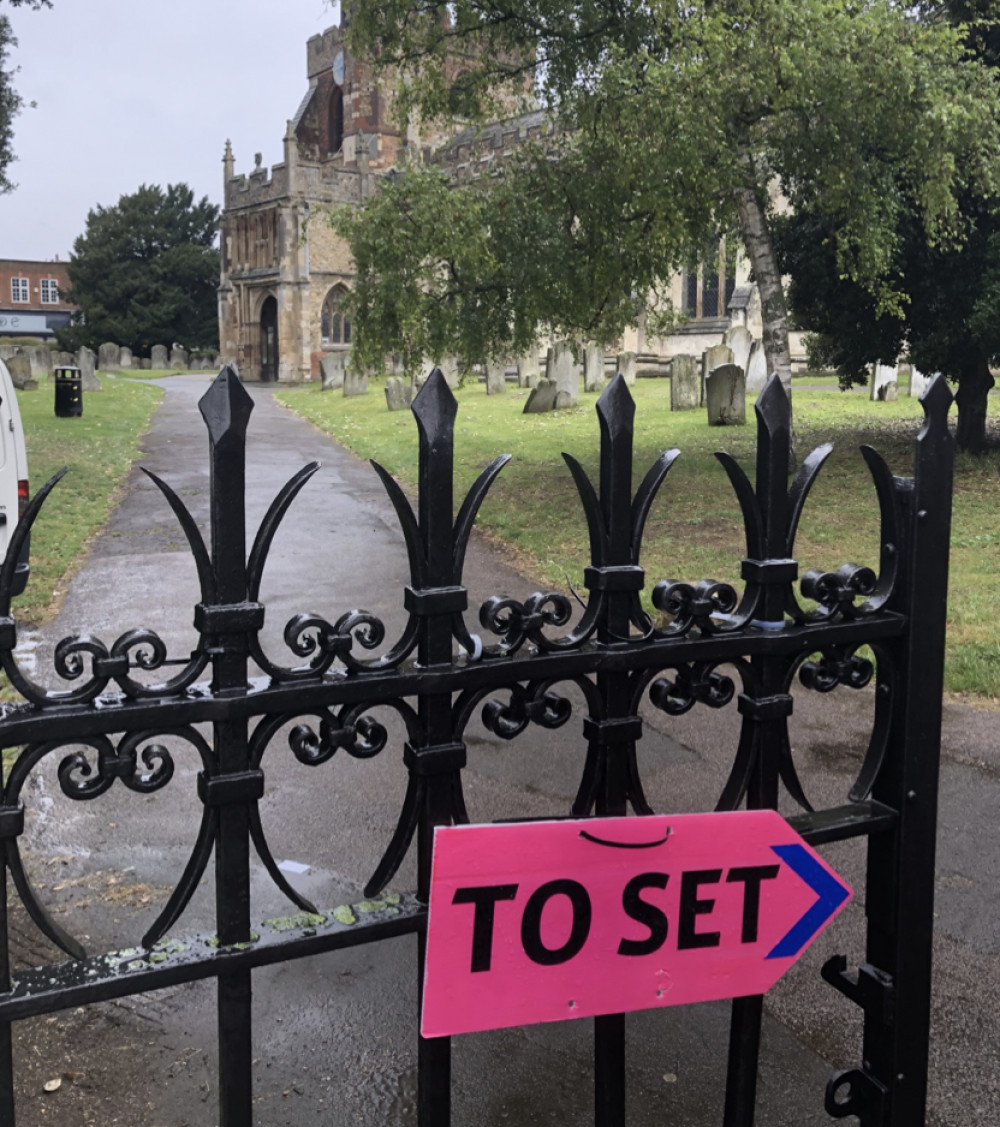 PICTURE: ITV cameras have been filming in Hitchin town centre this week, including the Churchyard at St Mary's - find out more. CREDIT: Pictures Supplied PICTURE: ITV cameras have been filming in Hitchin town centre this week, including the Churchyard at St Mary's - find out more. CREDIT: Pictures Supplied