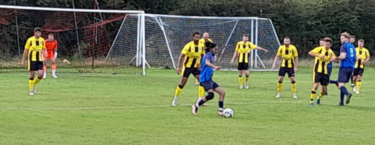 Tattingstone goalscorer Jaydn Huggins (Picture: Nub News)