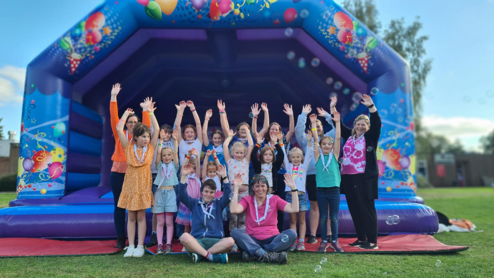 Youngsters from Kenilworth's Abbey district gathered together last Saturday for the funday (image supplied)